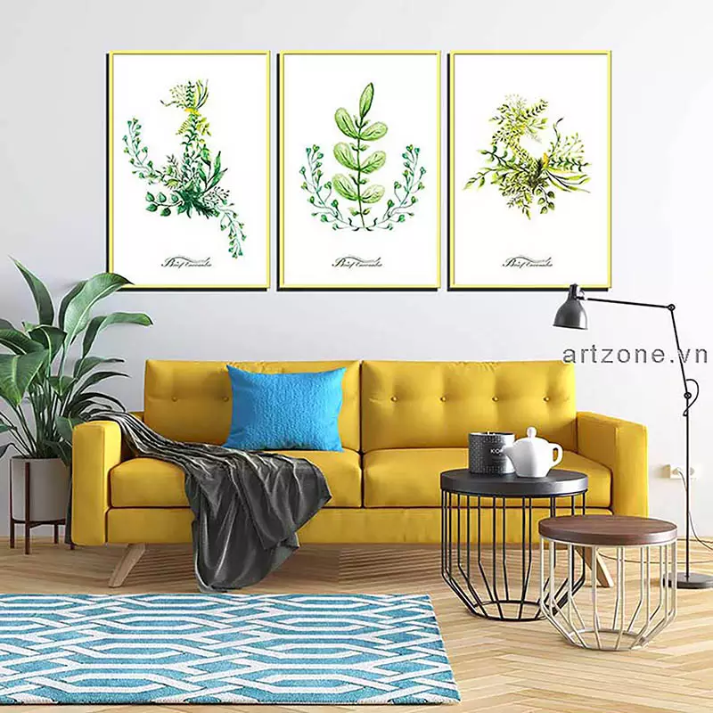 Tranh Mica AZ3-0074 trong không gian nội thất hiện đại
