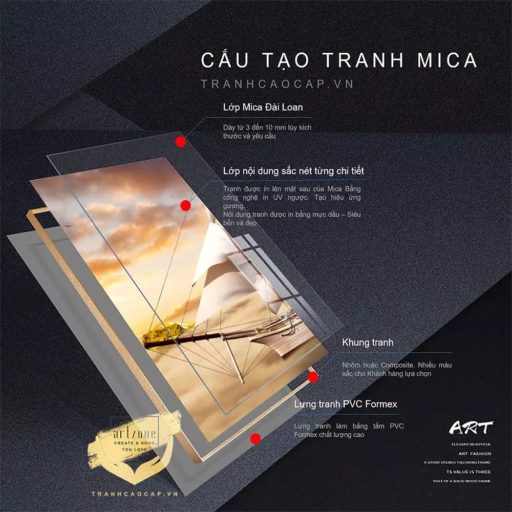 Tranh Mica AZ3-0448 - Mẫu 8