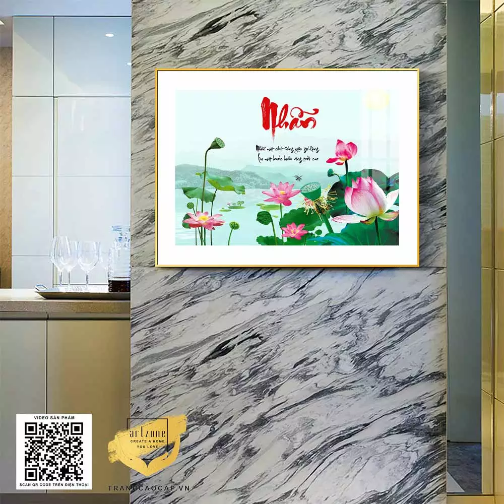 Tranh Mica chất liệu cao cấp