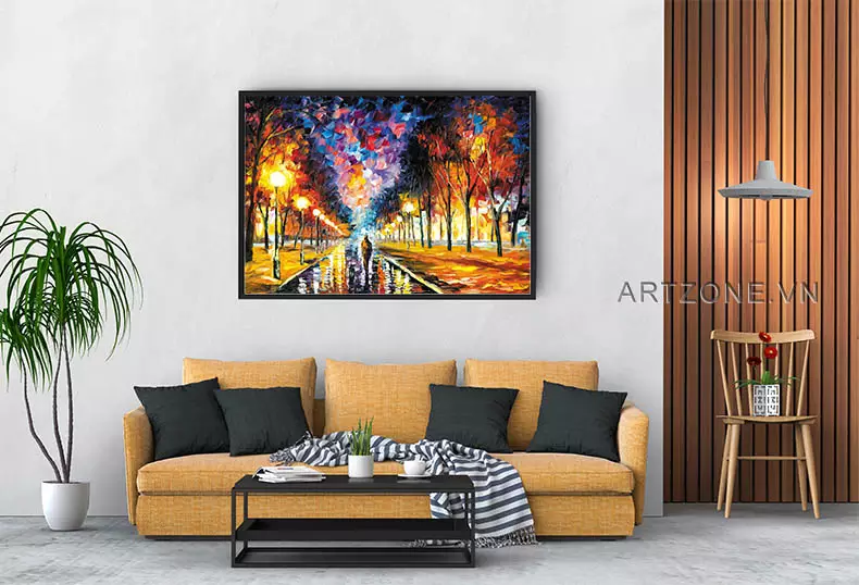 Sự chân thực và tỉ mỉ trong từng chi tiết của bức tranh Khung cảnh đời thường trong tranh Người Bản Trung Thành