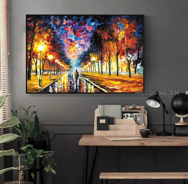 Sự khéo léo trong việc sử dụng hình khối và ánh sáng Đường nét mềm mại và uyển chuyển trong tranh