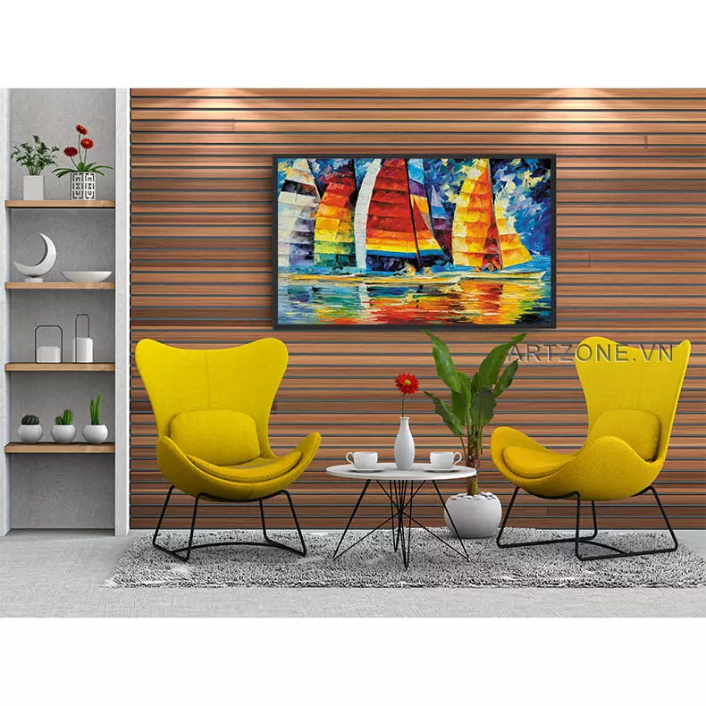 Bức tranh AZ1-0245-MICA mang đến vẻ đẹp tinh tế và hiện đại