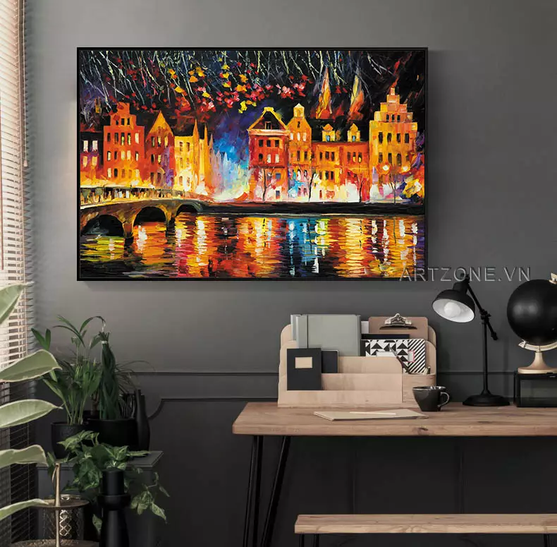 Sắp xếp tranh treo tường một cách khoa học và thẩm mỹ Nguyên tắc sắp xếp tranh treo tường