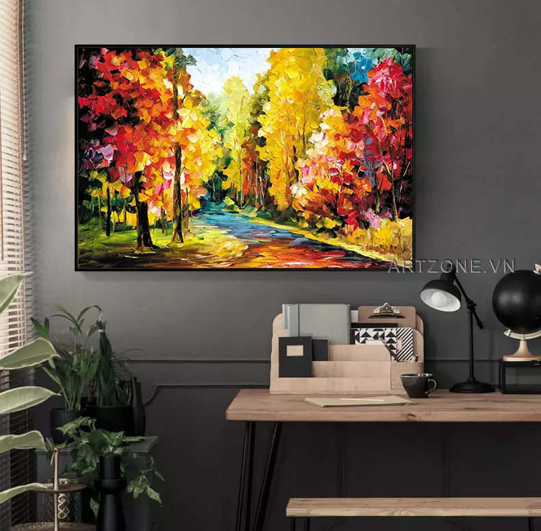 Cách sắp xếp tranh treo tường sáng tạo