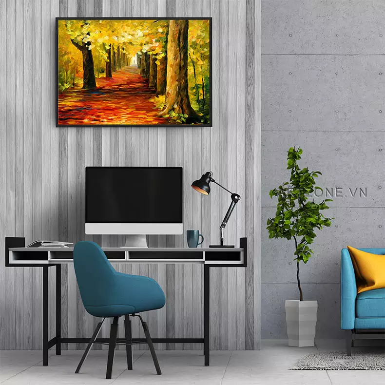 Tận dụng ánh sáng để làm nổi bật vẻ đẹp của tranh