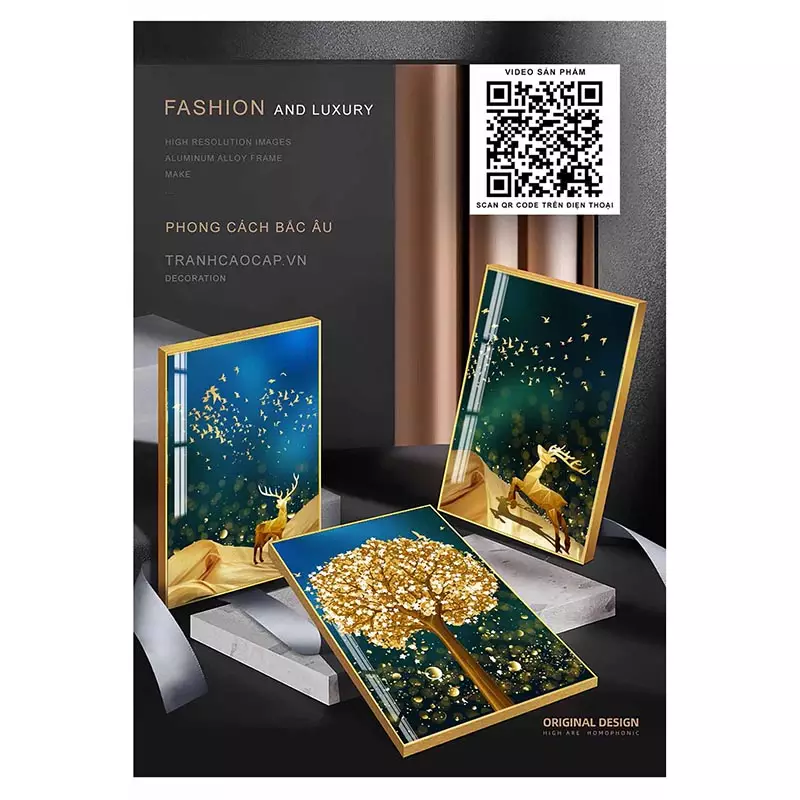 Bức tranh Mica phong cách hiện đại