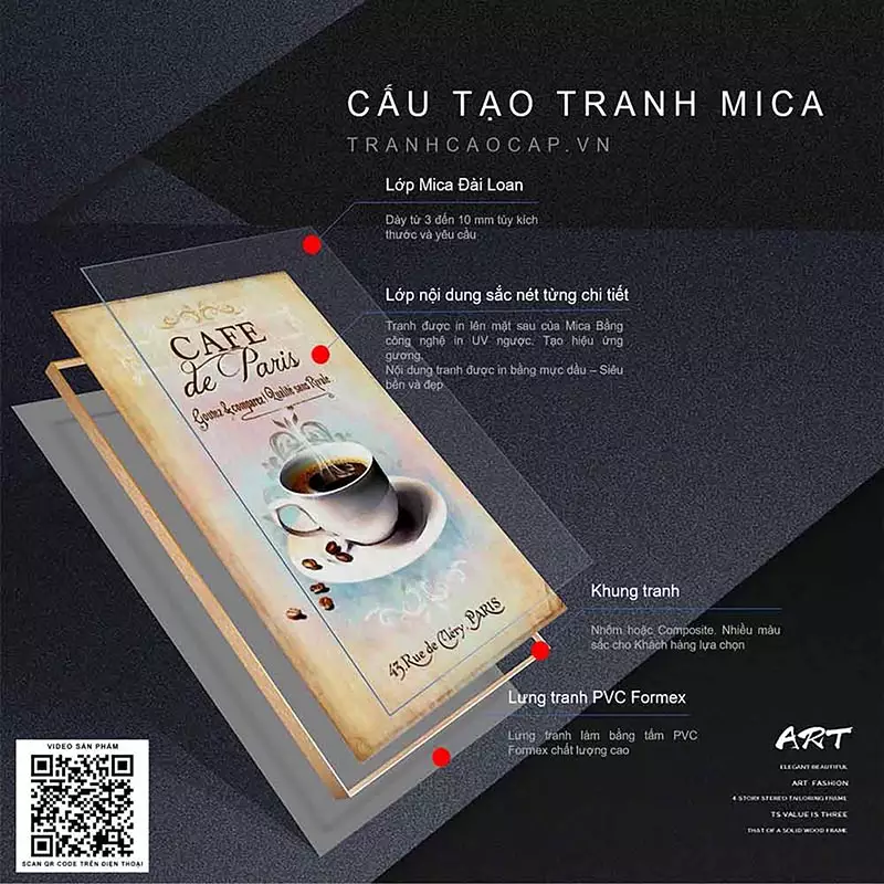 Bức tranh Mica AZ3-0233 - 4