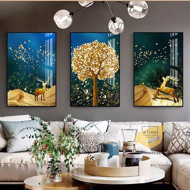 Tranh treo phòng khách hiện đại