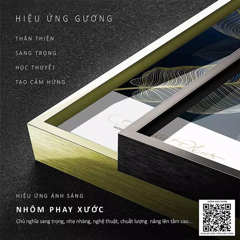 Tranh Mica bộ ba