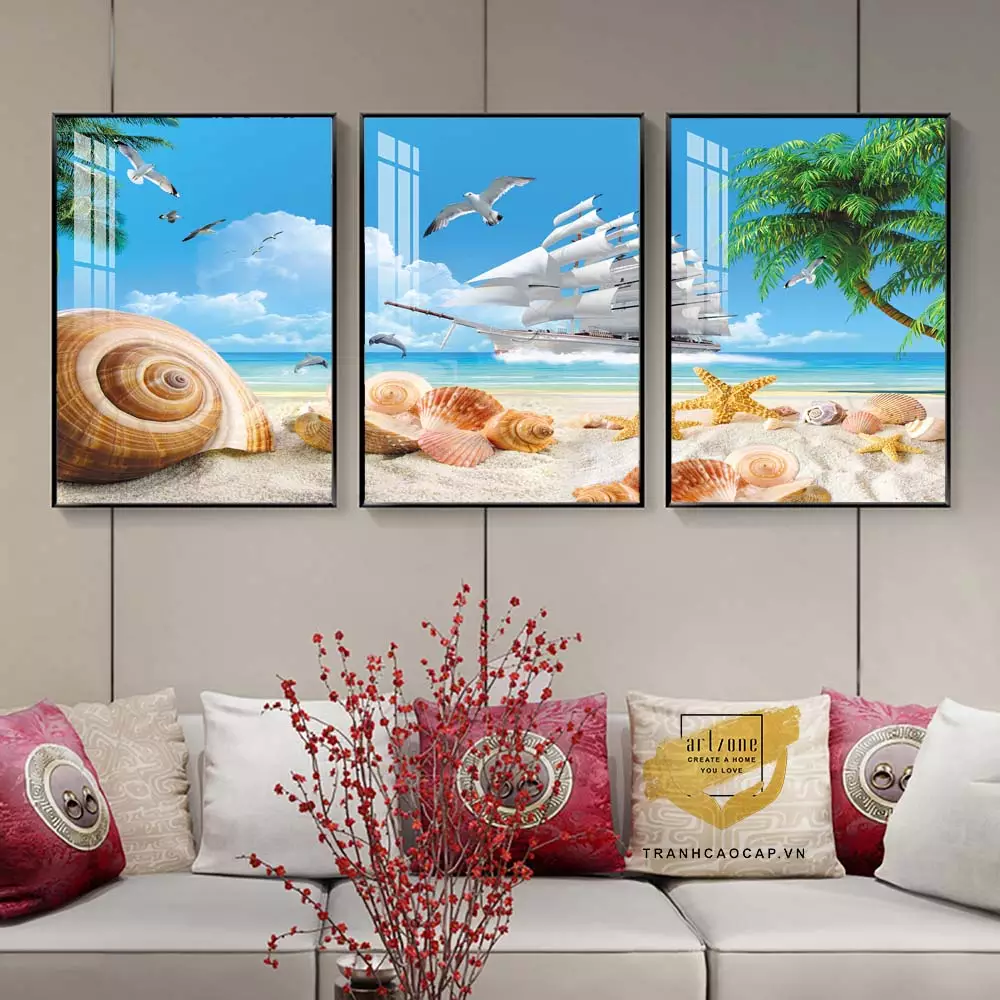 Tranh Mica đa dạng kích thước