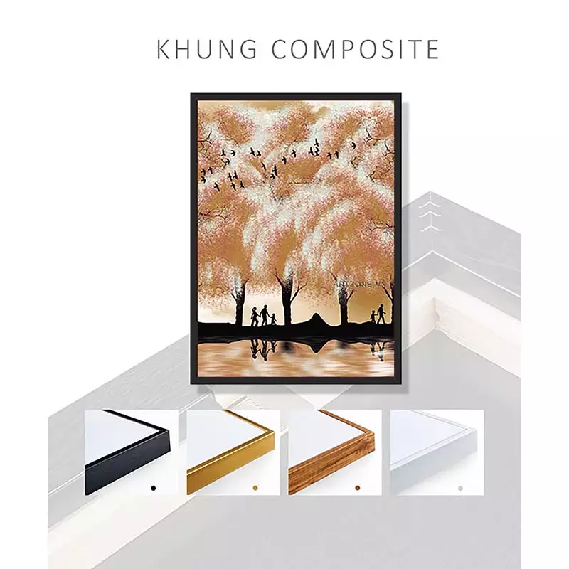 Tranh nghệ thuật bóng gương 4
