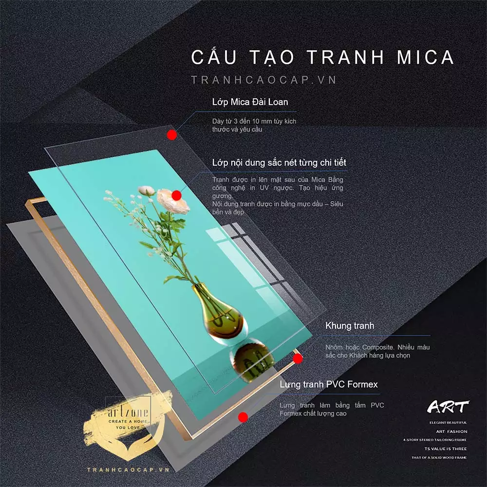 Tranh Mica AZ3-0394 - Mẫu 8