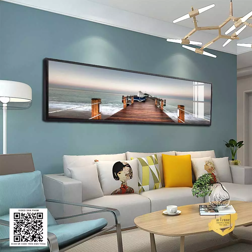 Ánh sáng phù hợp làm nổi bật vẻ đẹp của tranh