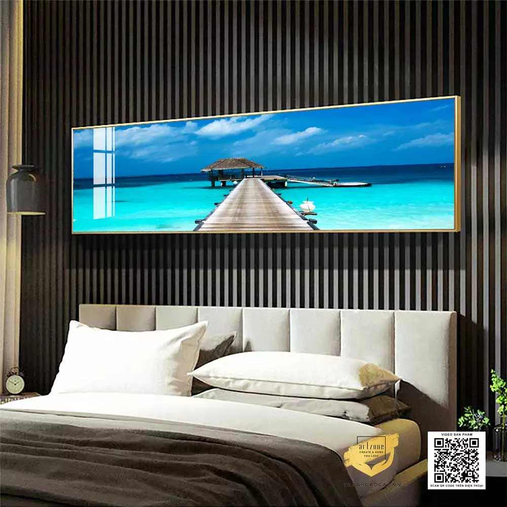 Tranh mica phong cảnh biển AZ1-0614-MICA