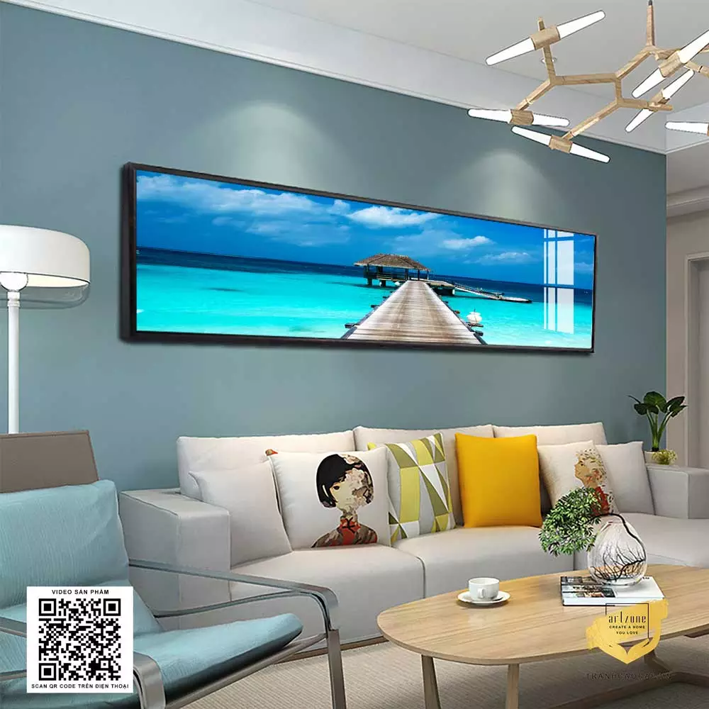 Ánh sáng làm nổi bật vẻ đẹp của tranh