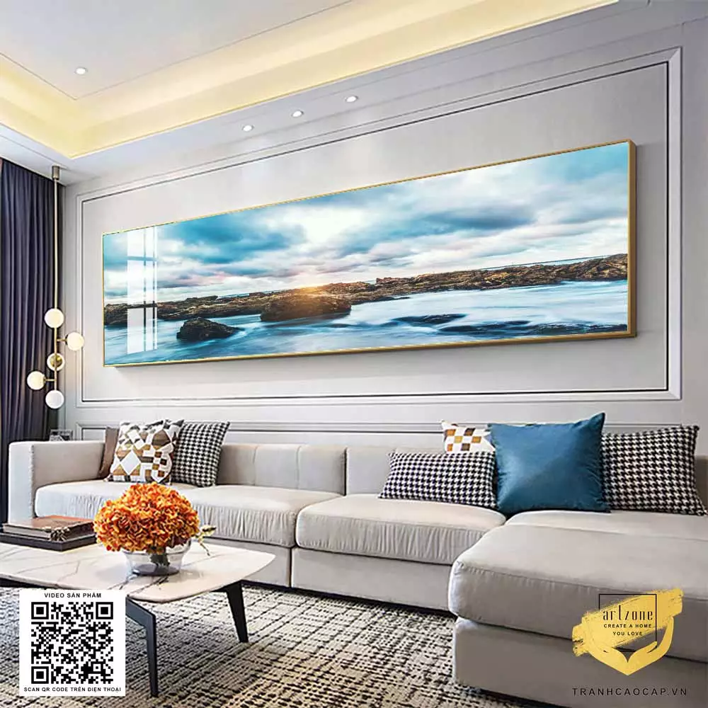 Tranh phong cảnh biển mang đến cảm giác thư thái và bình yên
