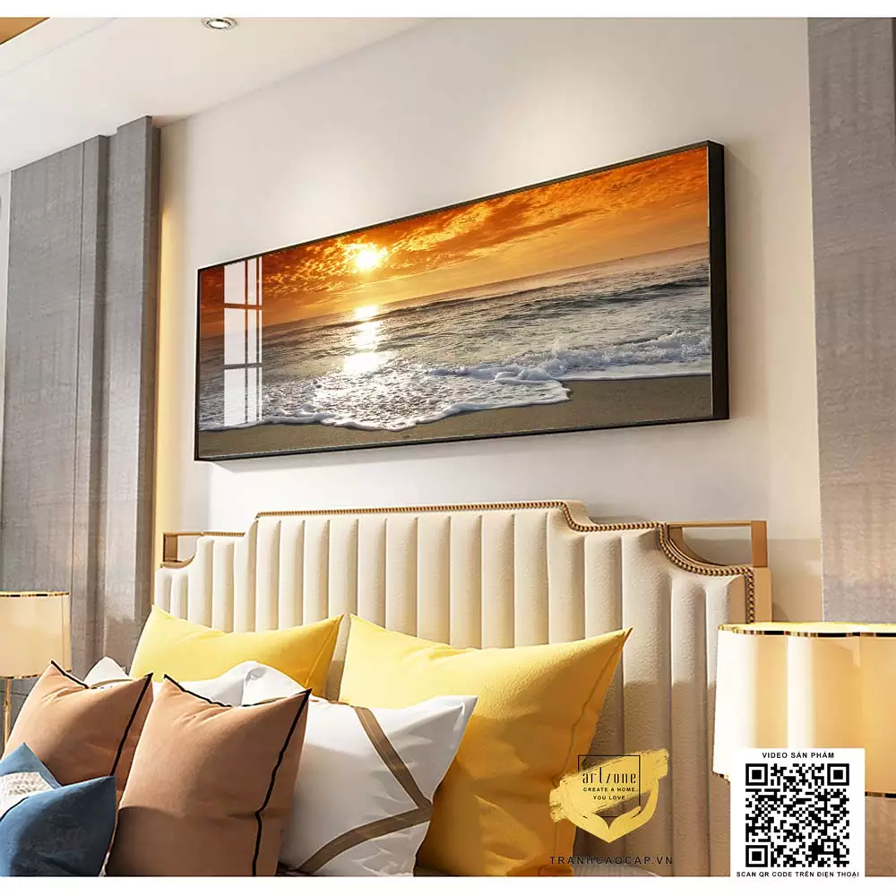Bức tranh bình minh trên biển mang đến cảm xúc tích cực