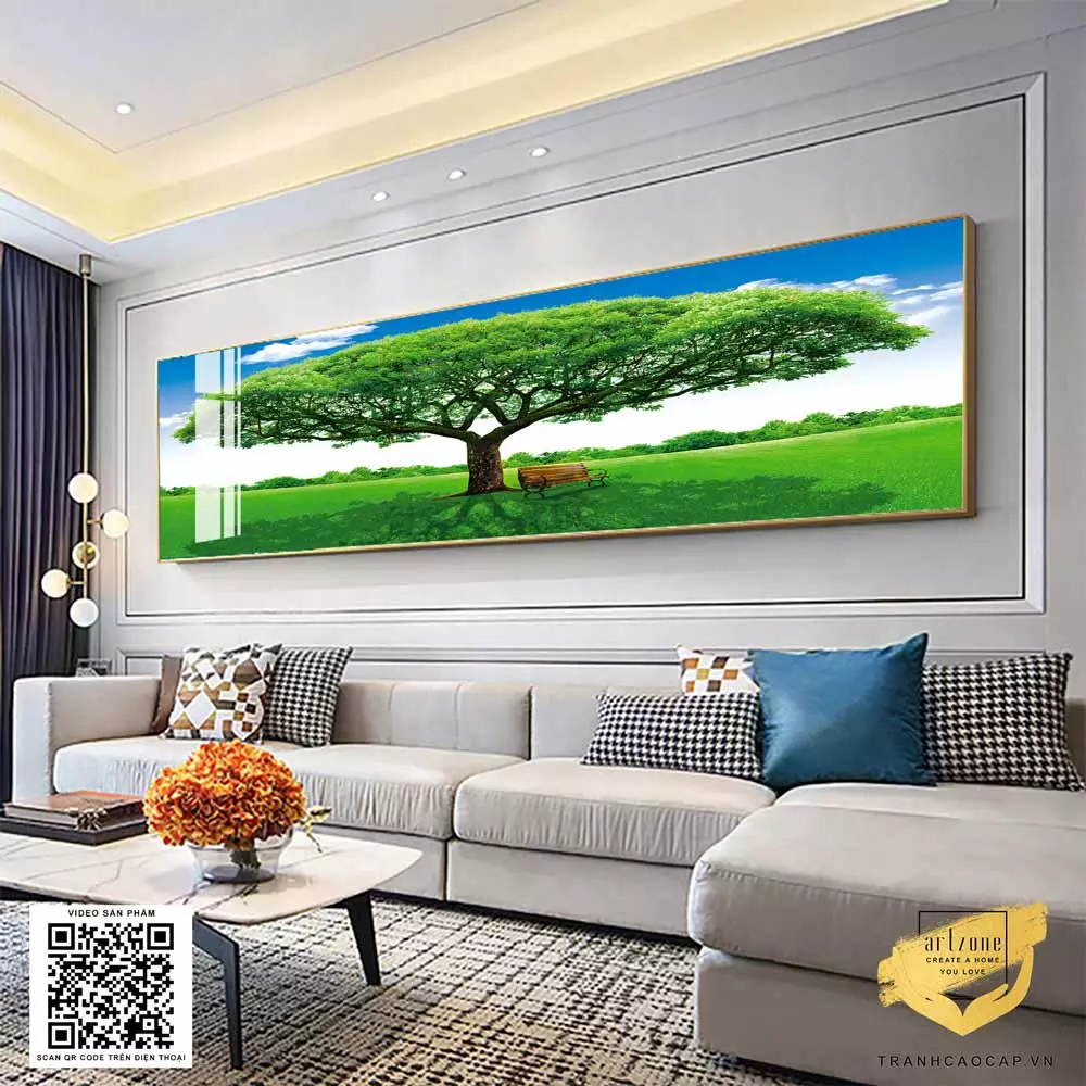 Tranh treo phòng ngủ phong cách hiện đại
