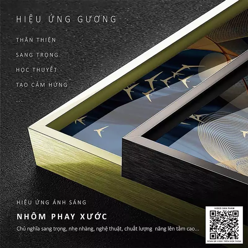 Tranh Mica phòng khách
