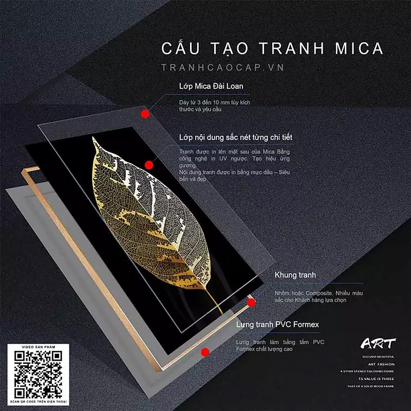 Tranh phong cảnh bong gương 4