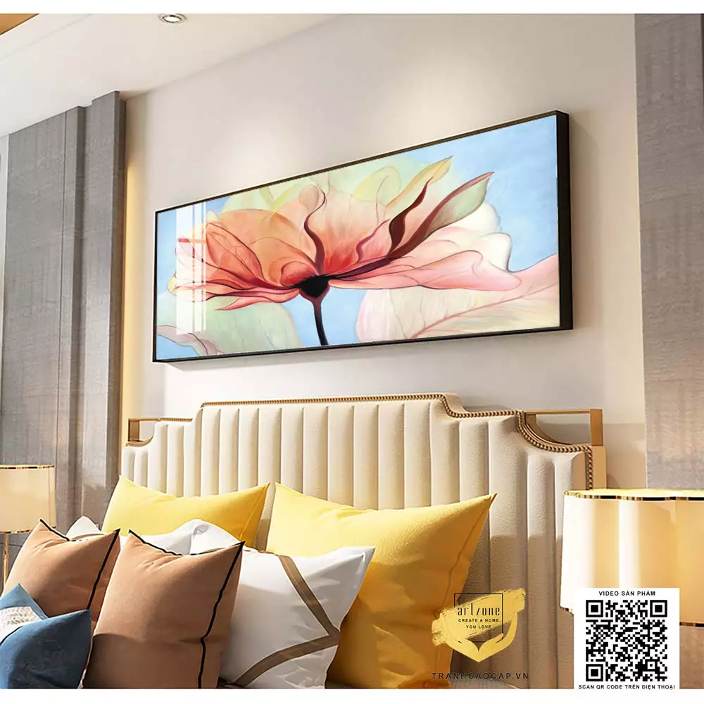 Những lỗi thường gặp khi trang trí phòng ngủ bằng tranh treo tường