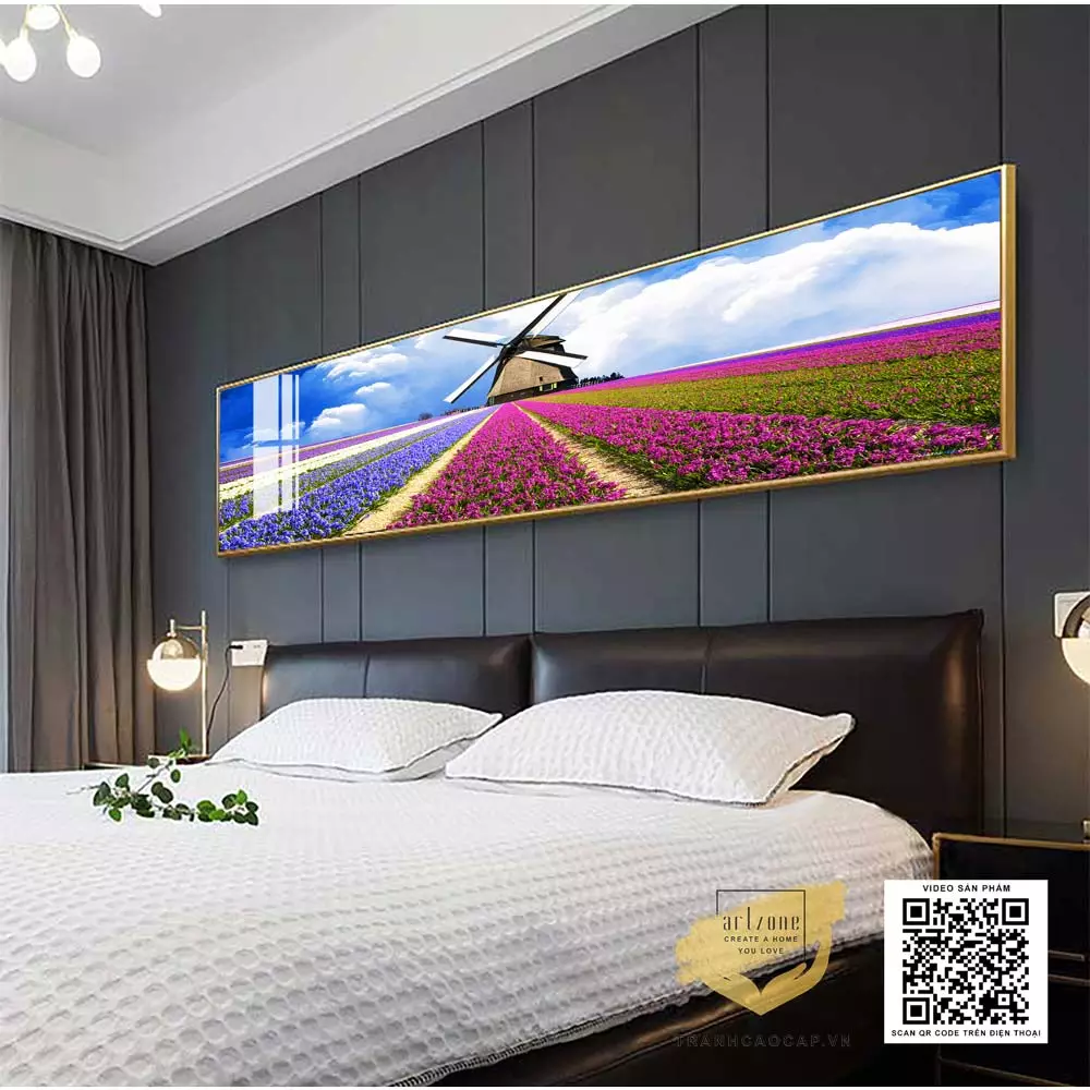 Tranh treo phòng ngủ hợp phong thủy