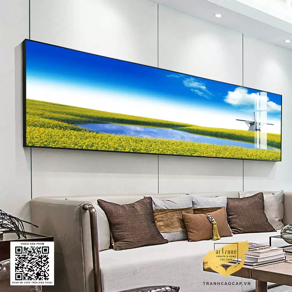 Ánh sáng làm nổi bật bức tranh