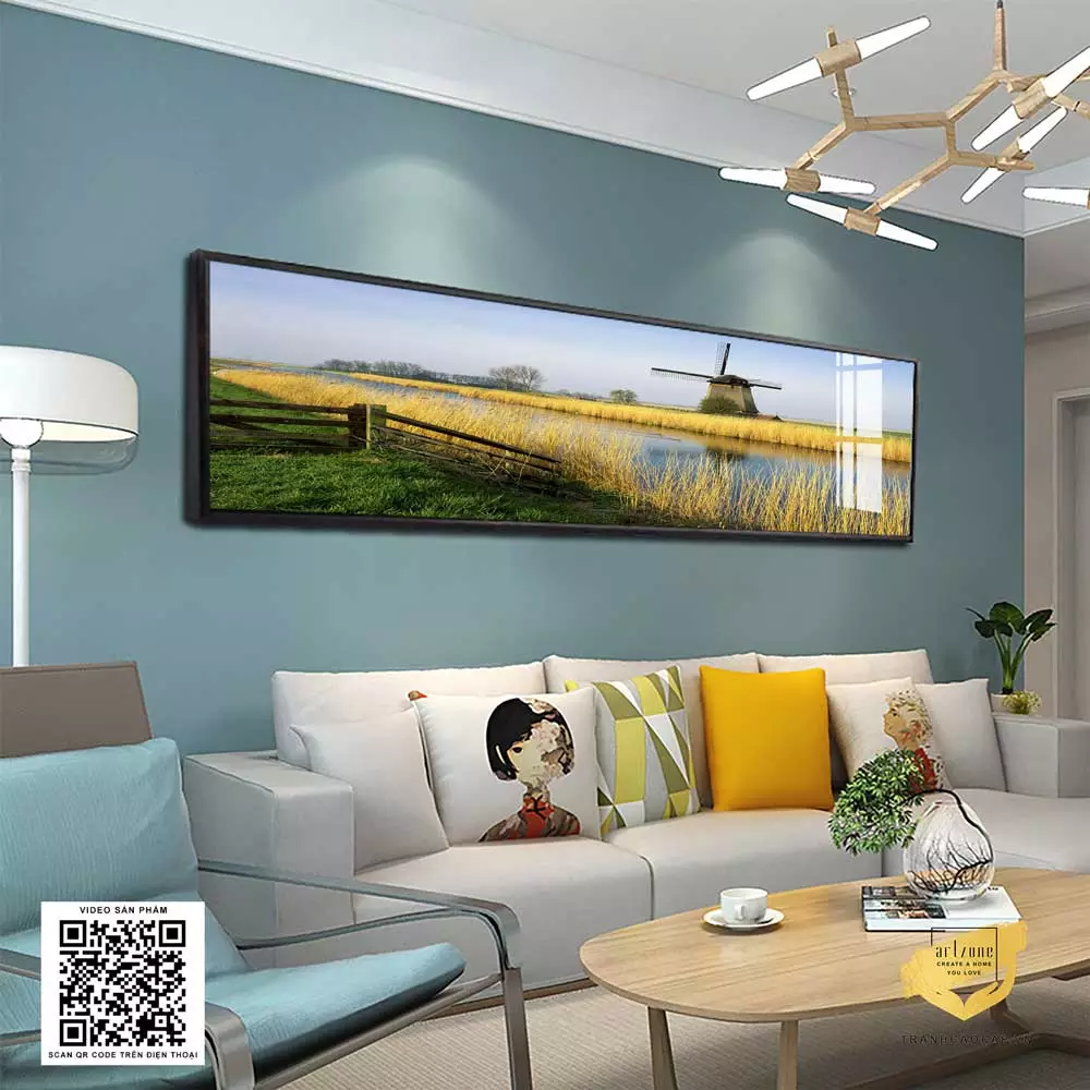 Chiều cao treo tranh lý tưởng Chiều cao treo tranh lý tưởng