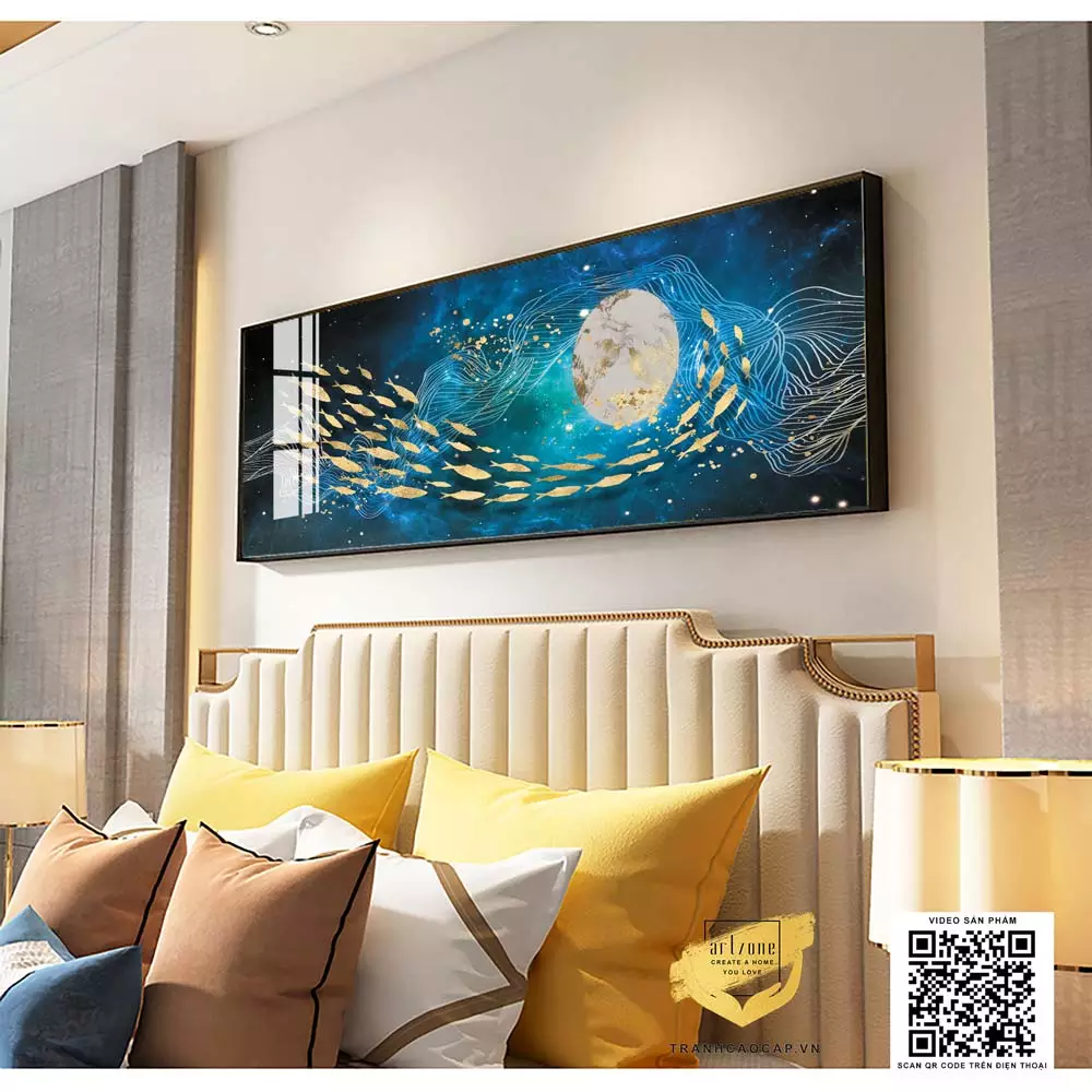 Ý nghĩa của tranh phong cảnh đàn cá vàng