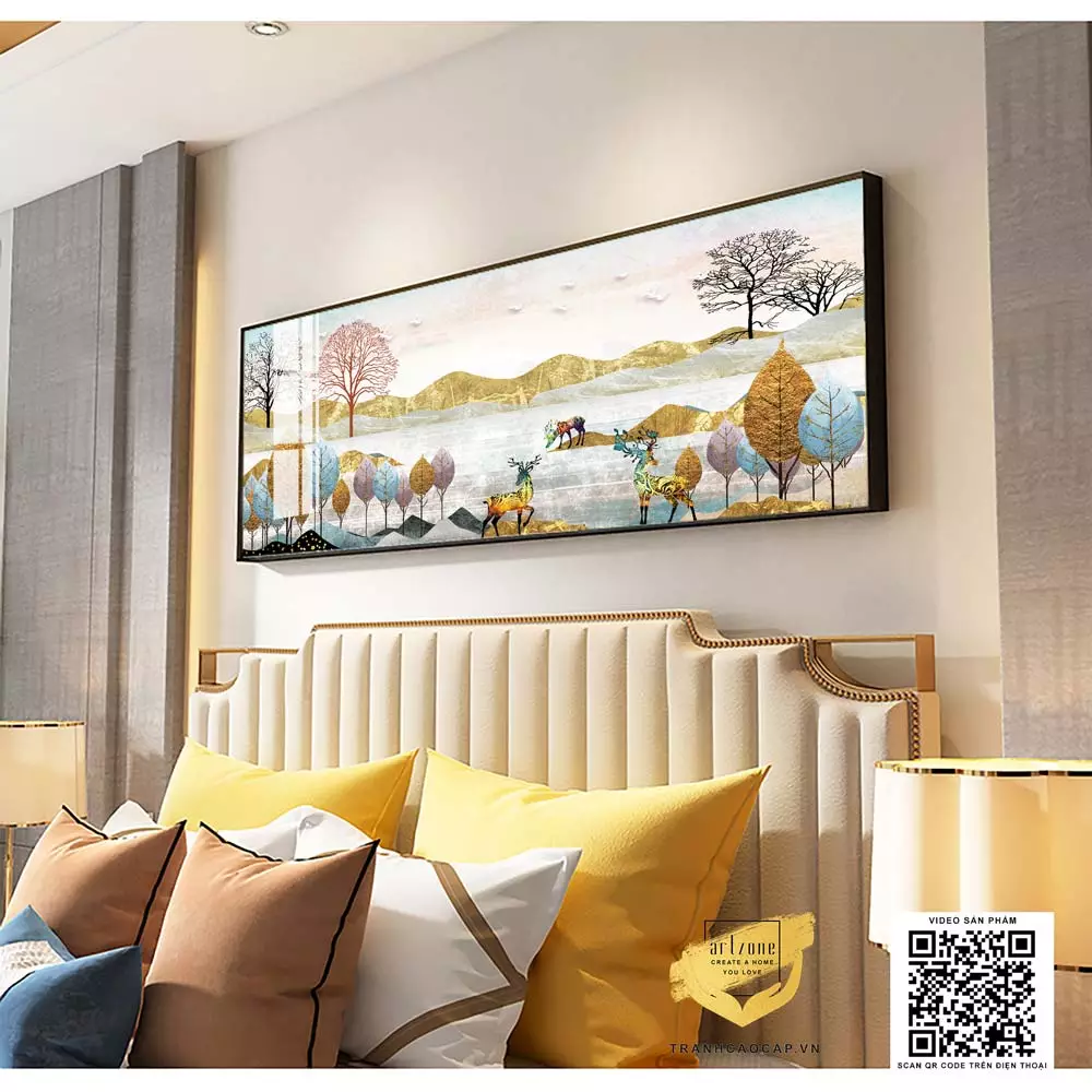Nội dung tranh treo tường phòng ngủ
