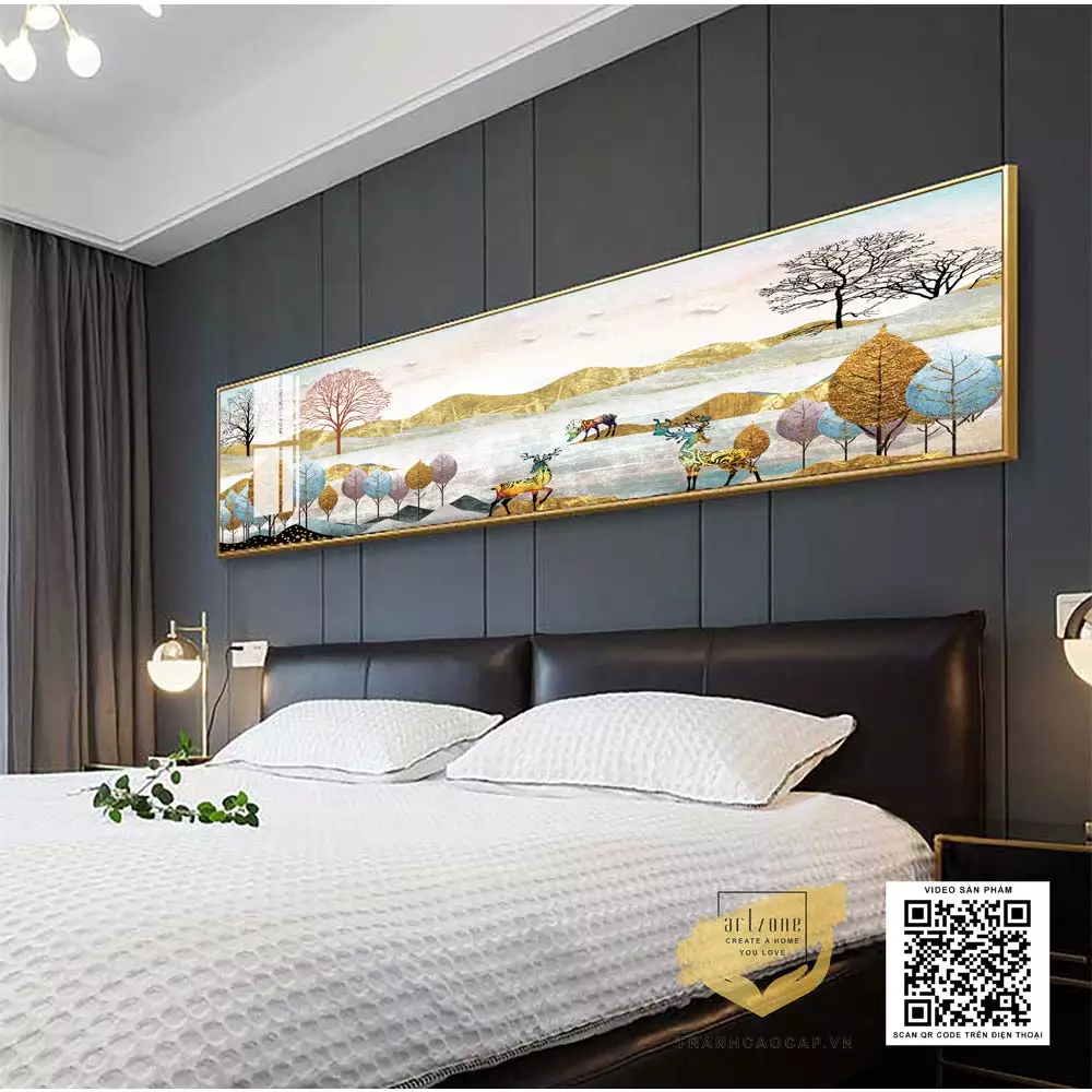Chất liệu Mica cao cấp của tranh AZ1-0732