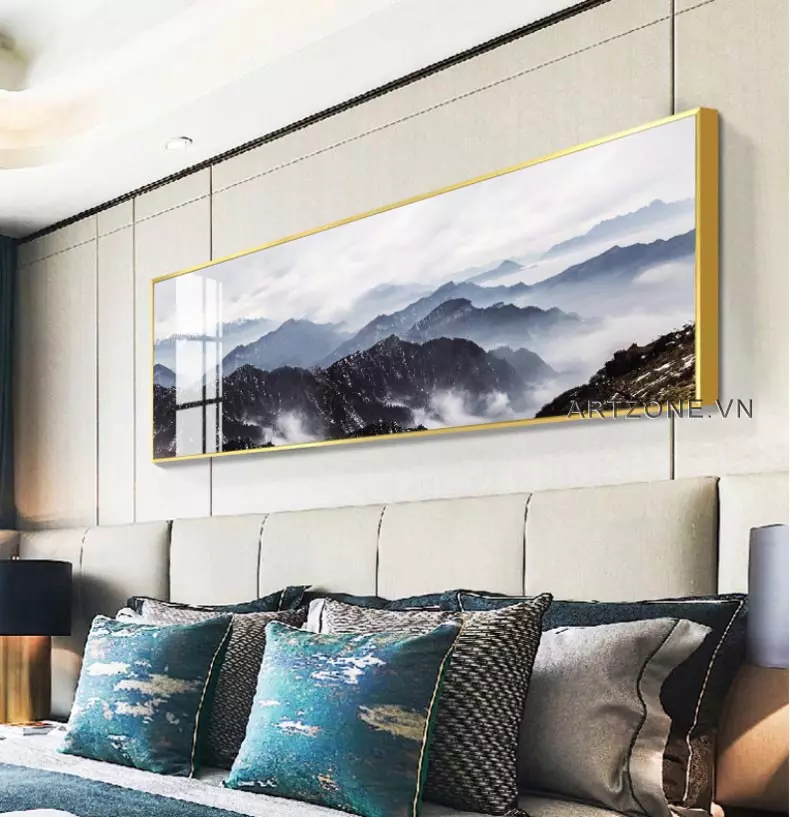 Con người và hoàng hôn trong tranh phong cảnh