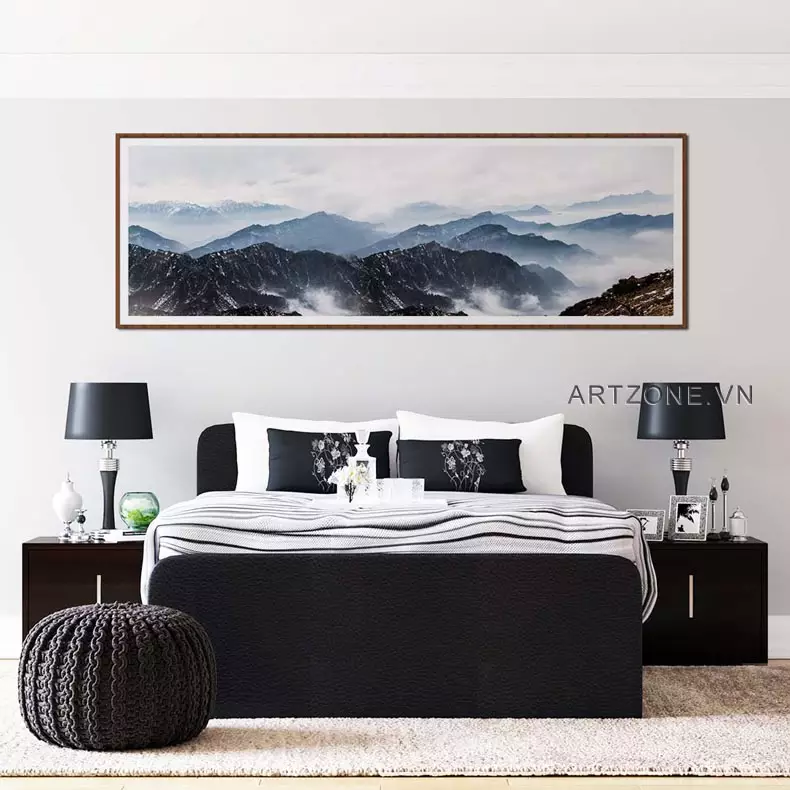 Chọn chất liệu và khung tranh phù hợp