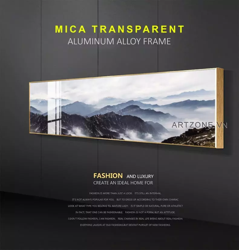Bức tranh phong cảnh núi non AZ1-0112-MICA