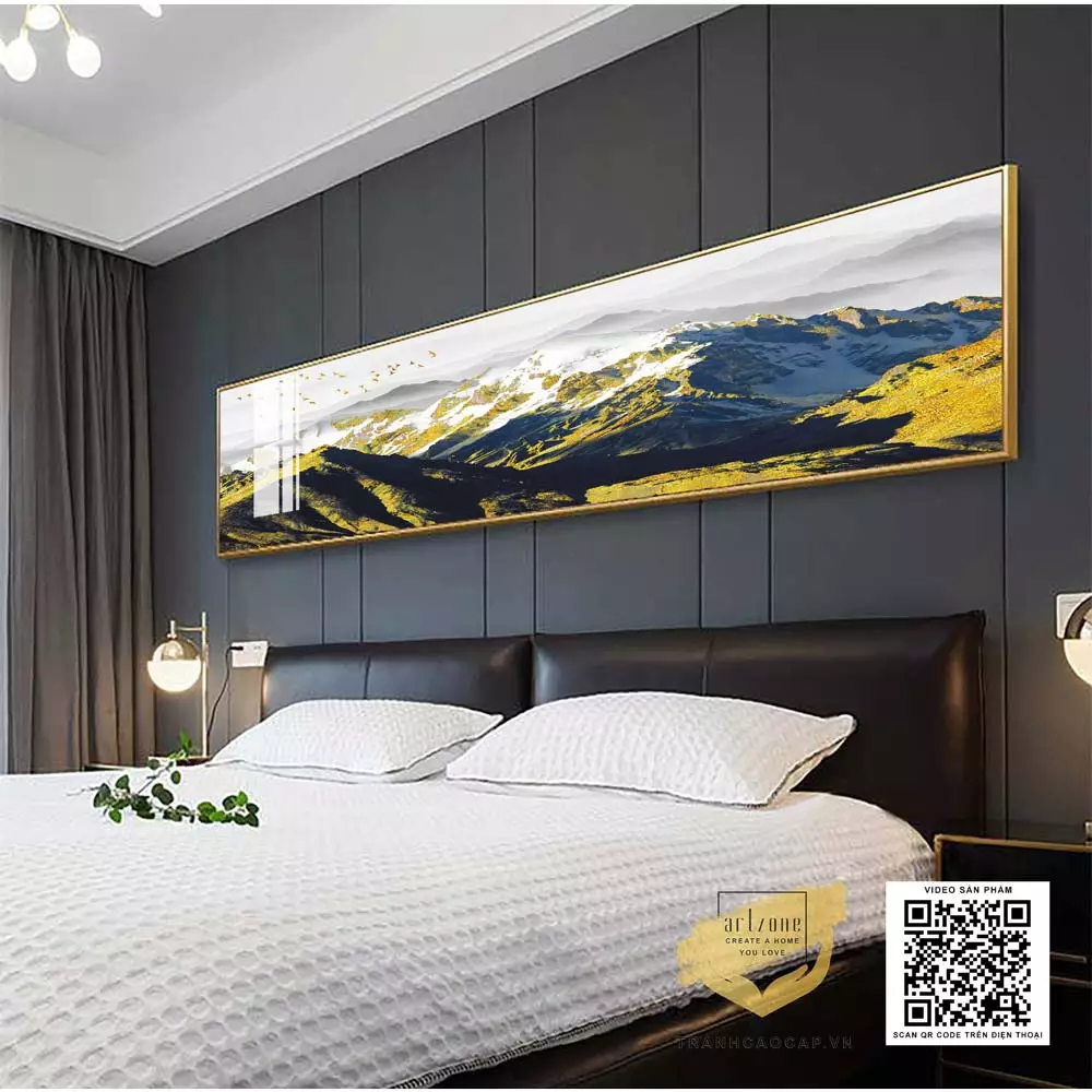 Tranh treo phòng ngủ mang đến không gian thư thái và bình yên