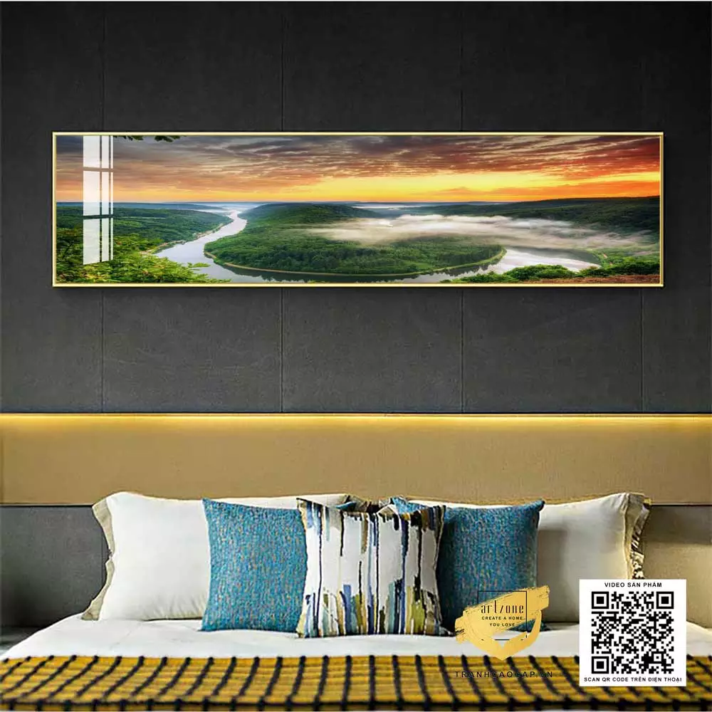 Khung tranh composite sang trọng của tranh AZ1-0589-MICA