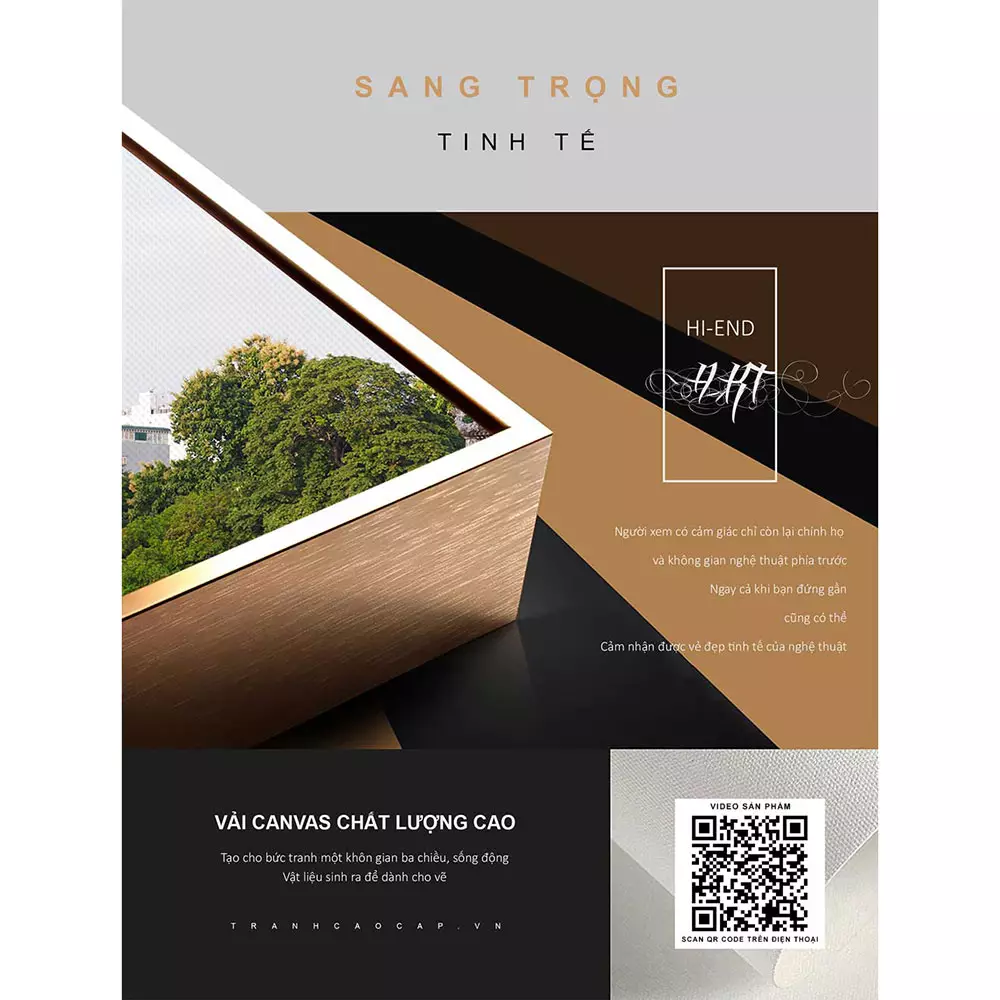 Tranh phong cảnh Hà Nội xưa