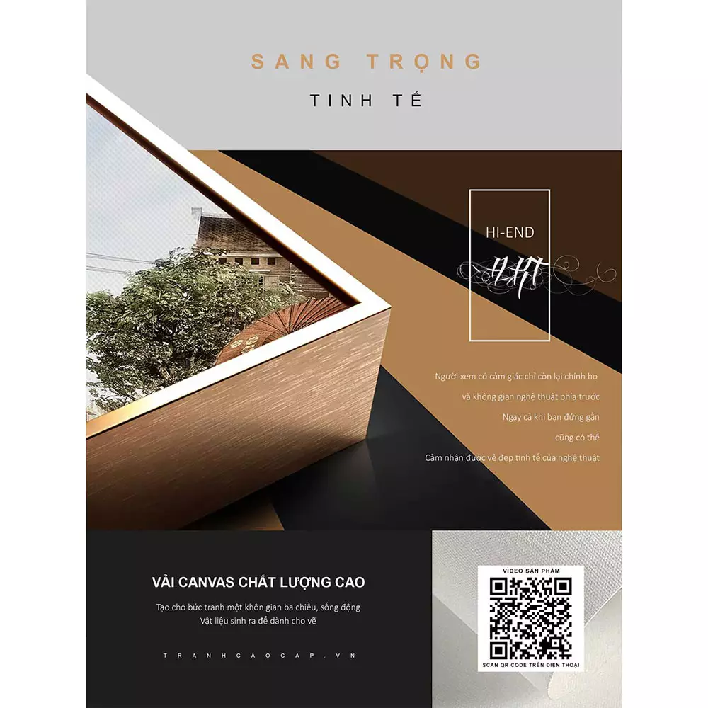 Tranh phong cảnh Hà Nội xưa AZ1-0981-MICA