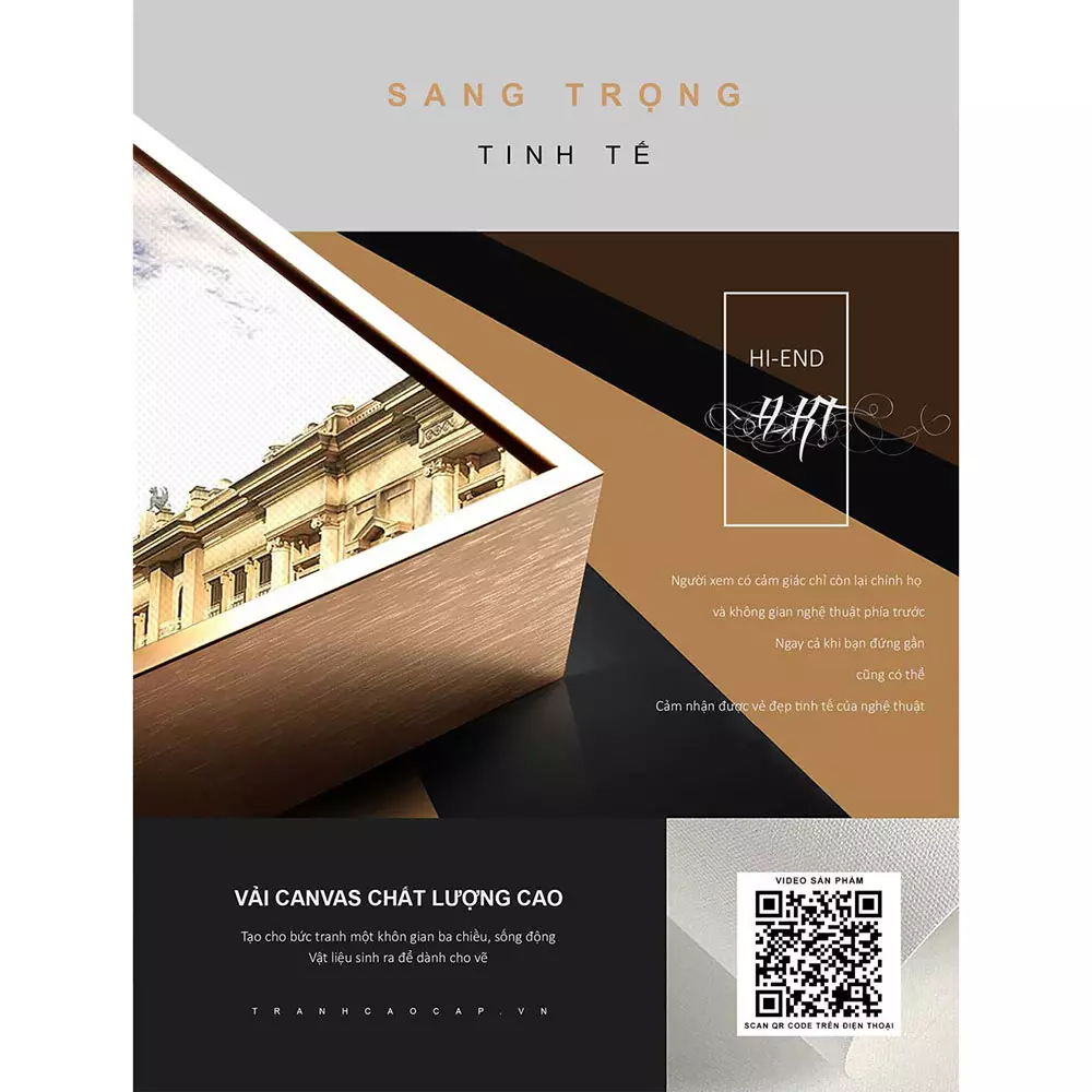 Tranh phong cảnh Hà Nội xưa