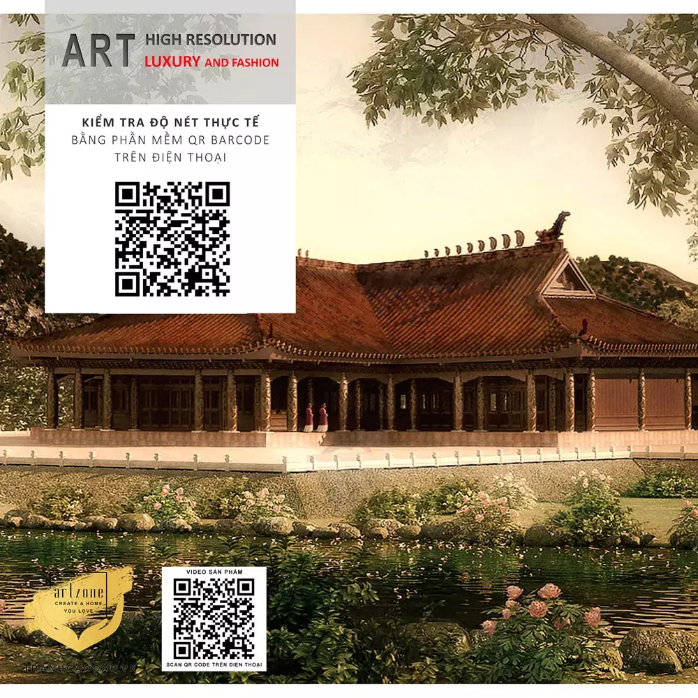 Giải pháp trang trí với tranh Hà Nội xưa