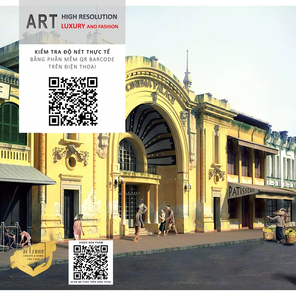 Tranh Mica có độ bền cao và dễ dàng vệ sinh