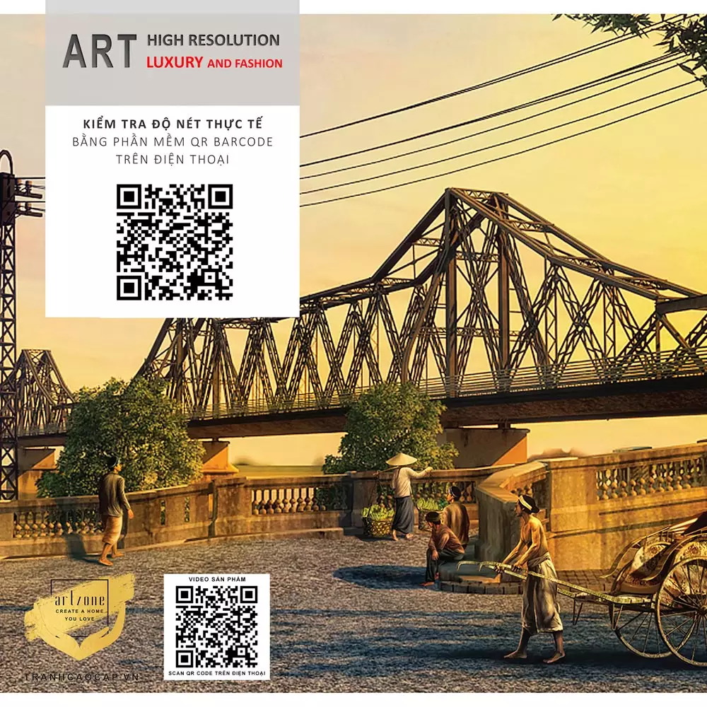 Tranh phong cảnh Hà Nội xưa