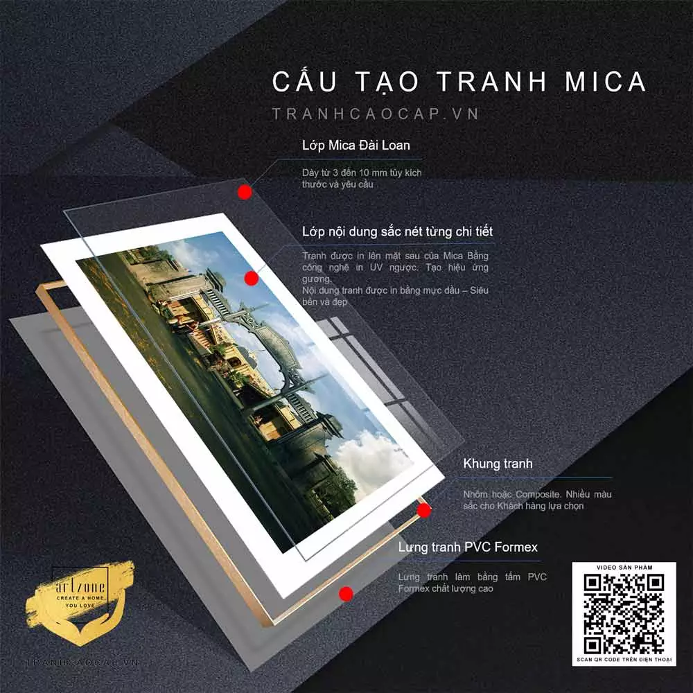 Không gian sống đẹp với tranh phong cảnh Hà Nội xưa