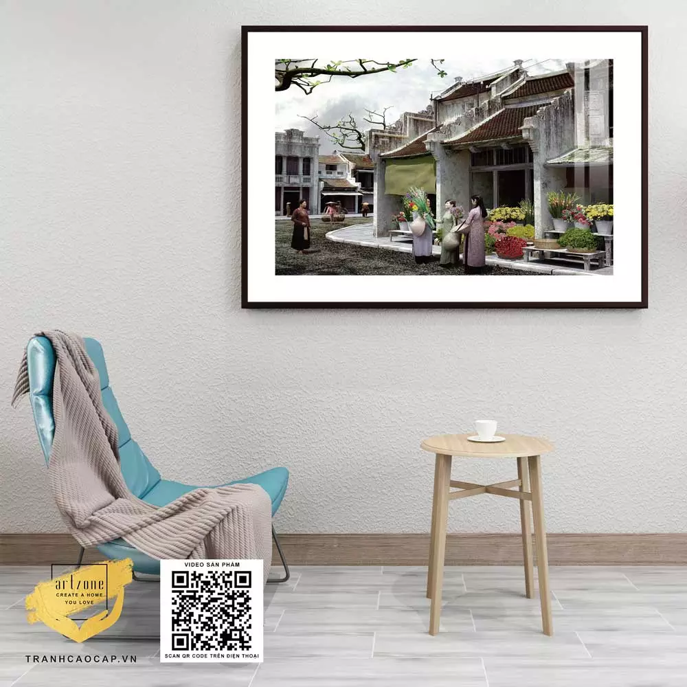 Chọn kích thước tranh phù hợp với không gian
