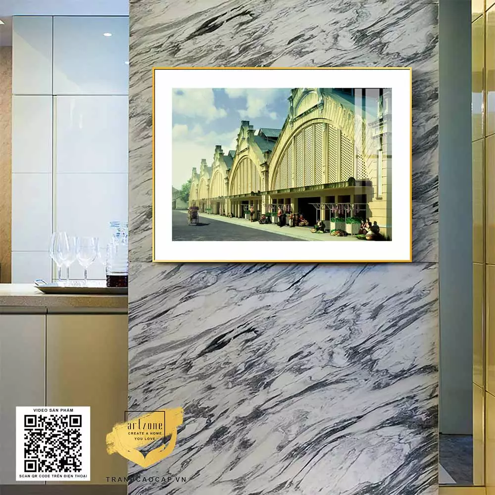 Chọn kích thước tranh cân xứng với không gian