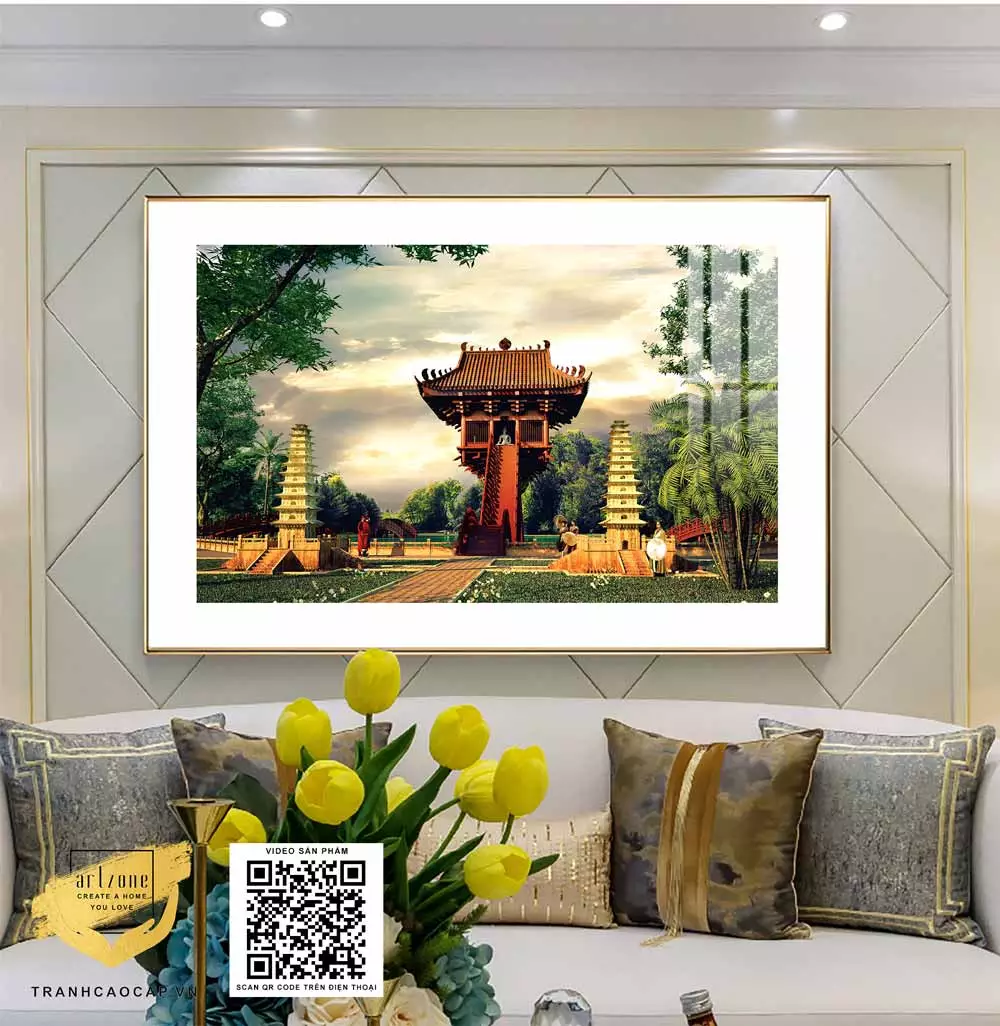 Tranh Hà Nội Xưa phù hợp nhiều phong cách