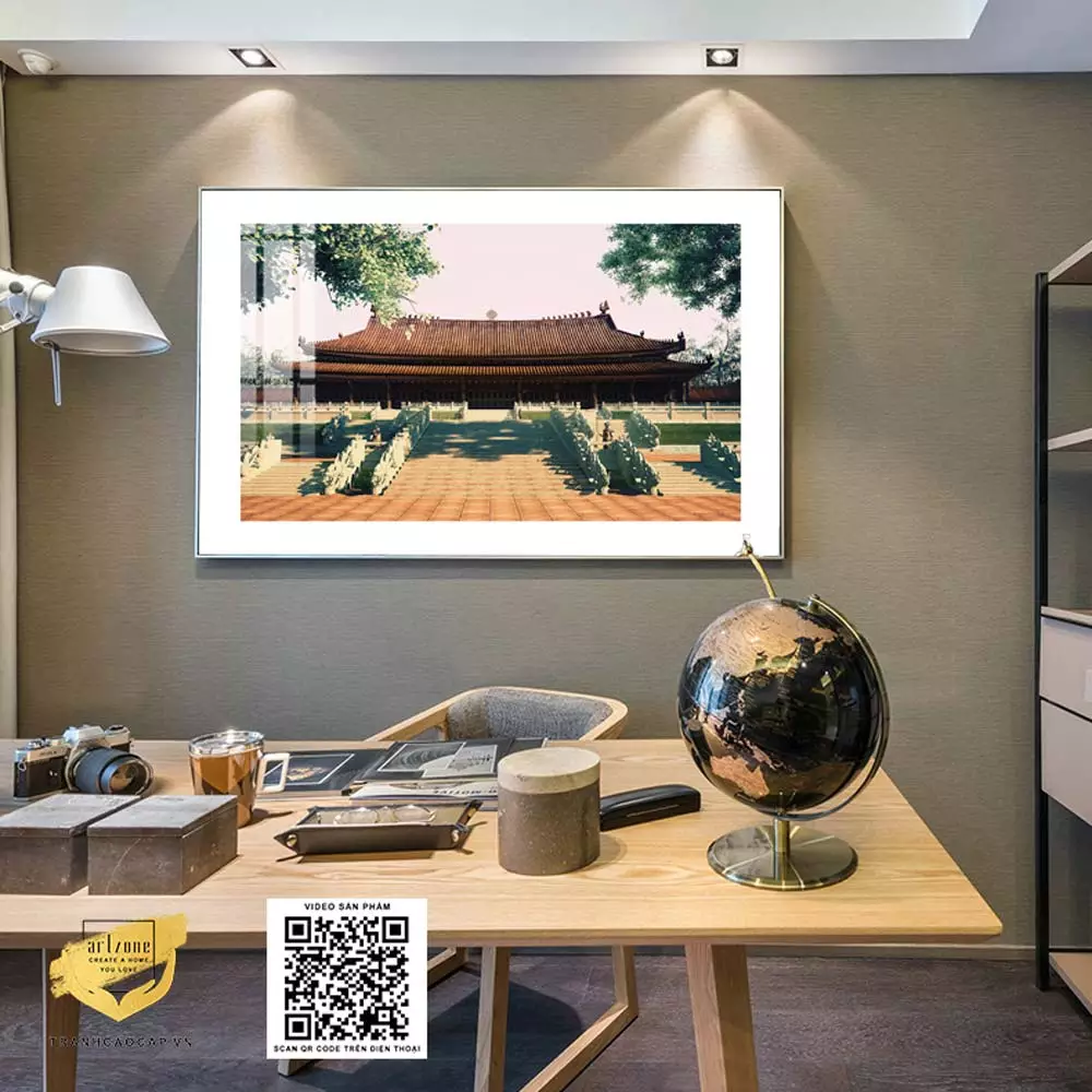 Tạo sự liên kết giữa tranh và các vật dụng khác