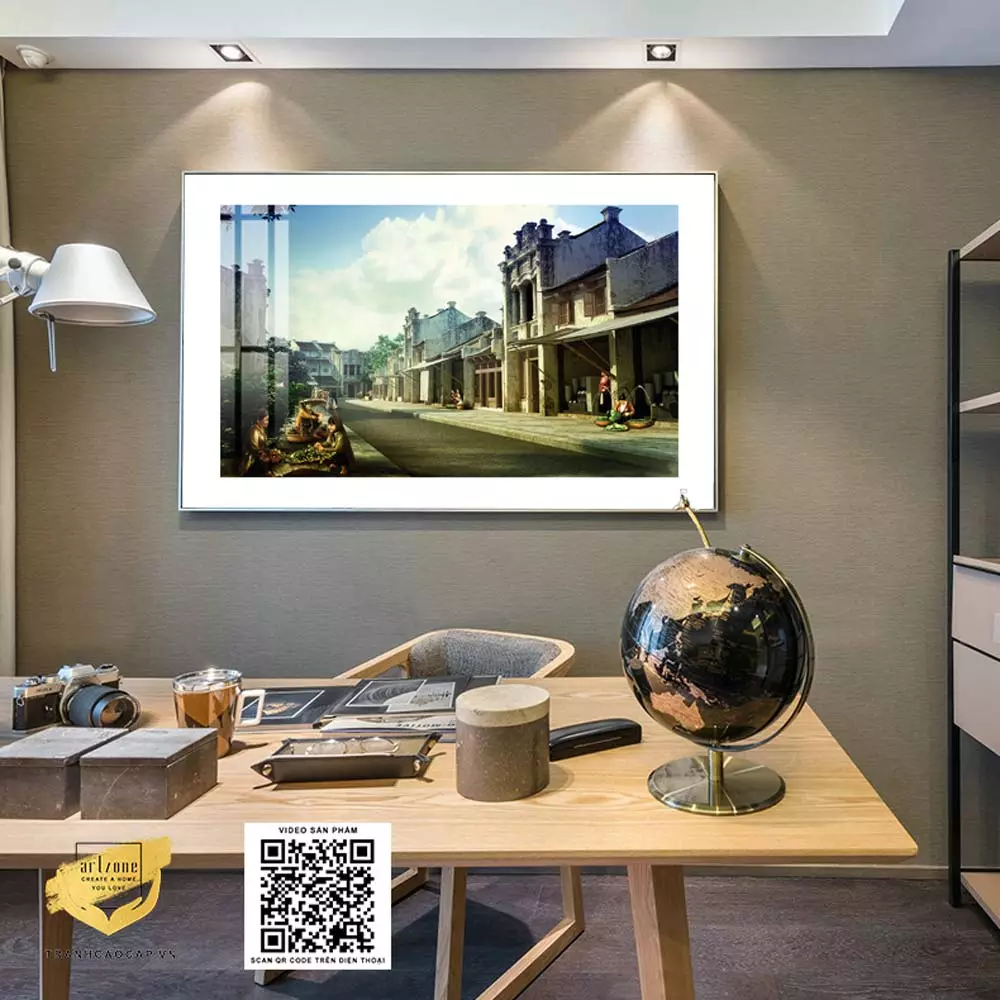 Cách treo tranh Hà Nội xưa đúng cách