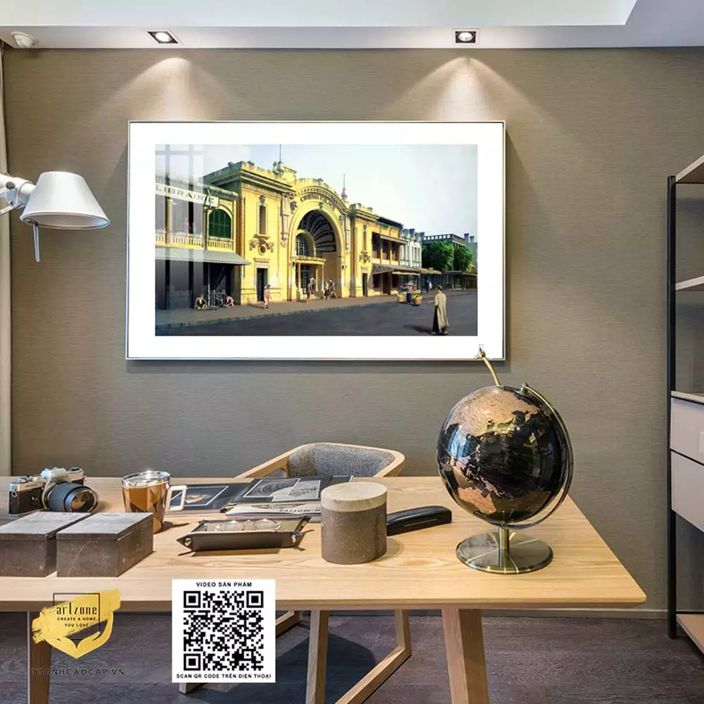 Tranh Hà Nội xưa tạo điểm nhấn nghệ thuật cho không gian