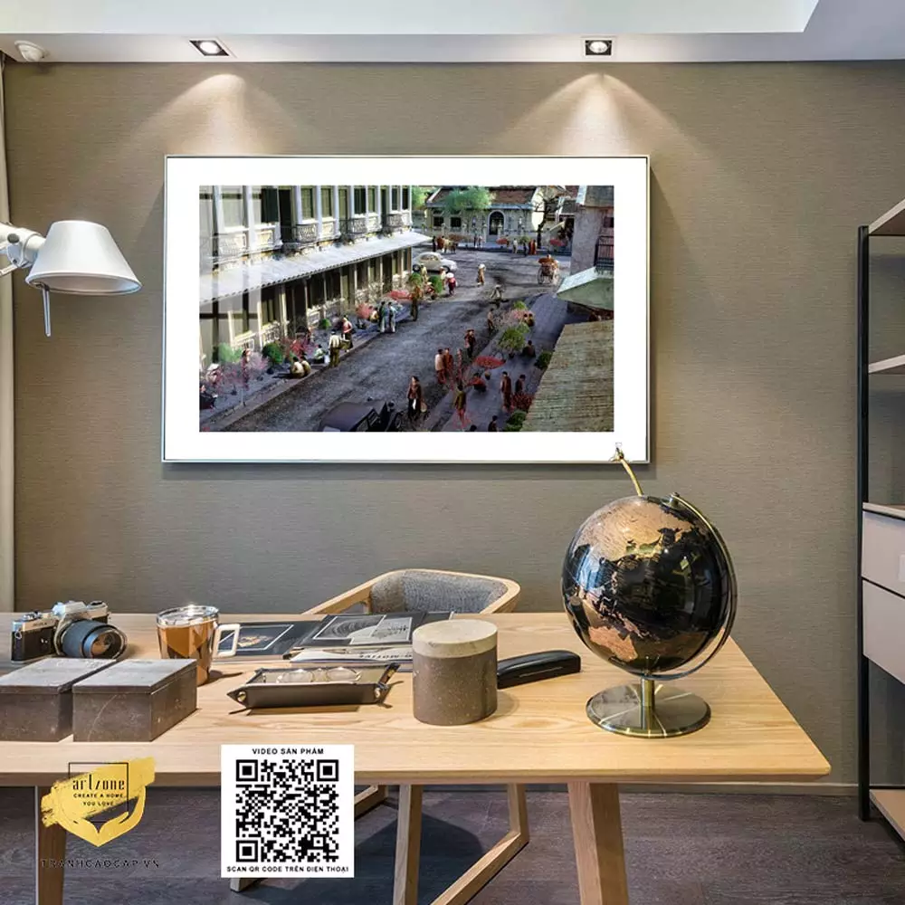 Tranh Phố cổ Hà Nội mang lại giá trị thẩm mỹ và văn hóa